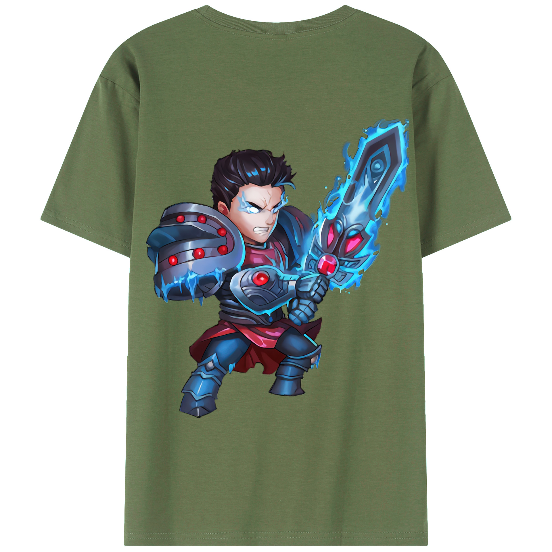 （画像用） リーグ・オブ・レジェンド League of Legends LOL 綿100％ メンズ半袖Tシャツ（バックプリント） 通気性